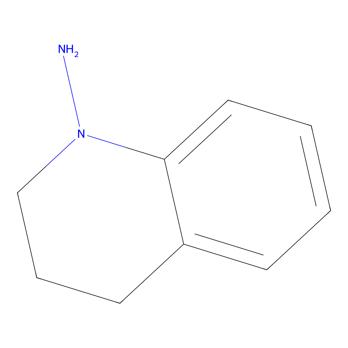 1,2,3,4-Tetrahydroquinolin-1-amine molecular structure, CAS 5825-45-6