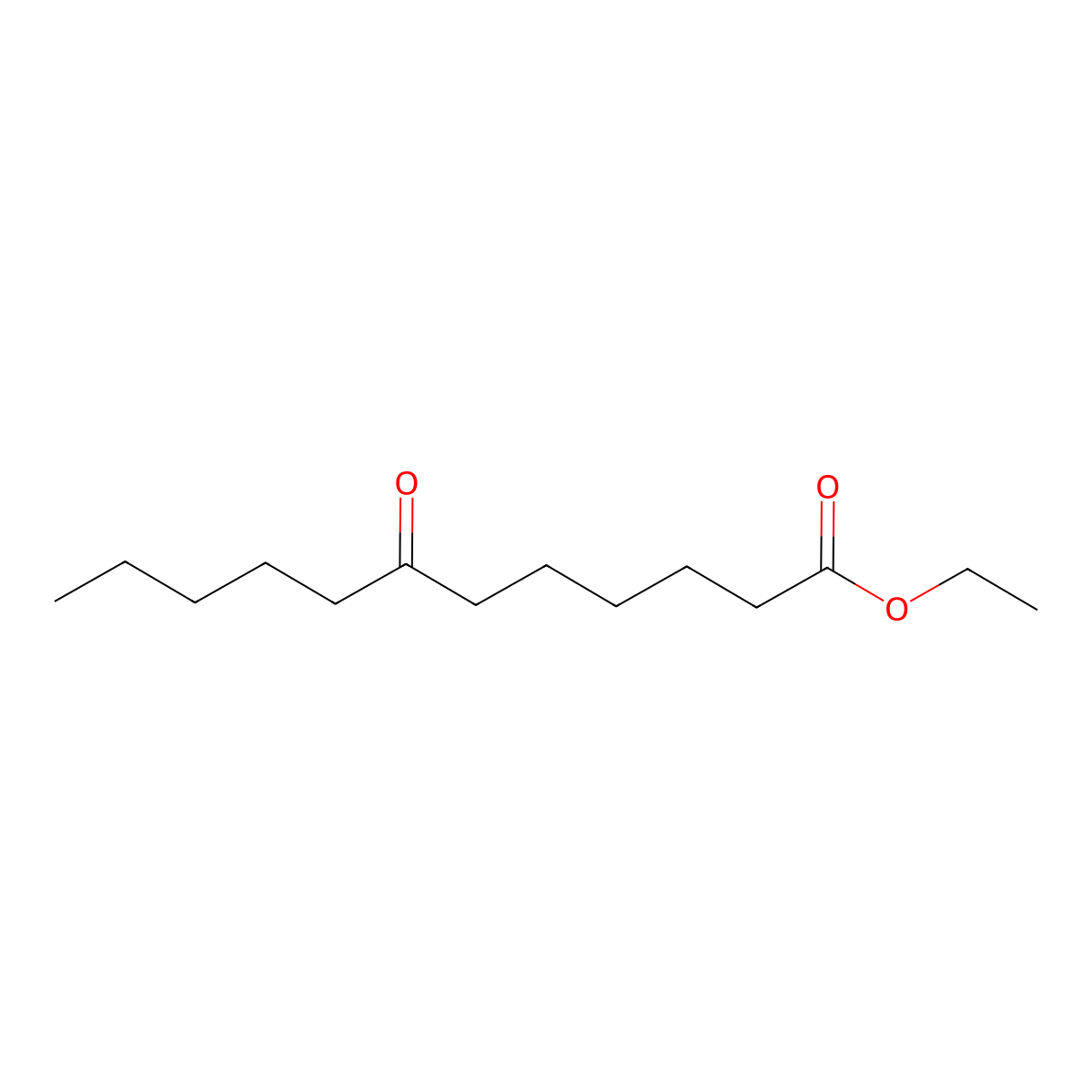 Ethyl 7-oxododecanoate molecular structure, CAS 58262-36-5