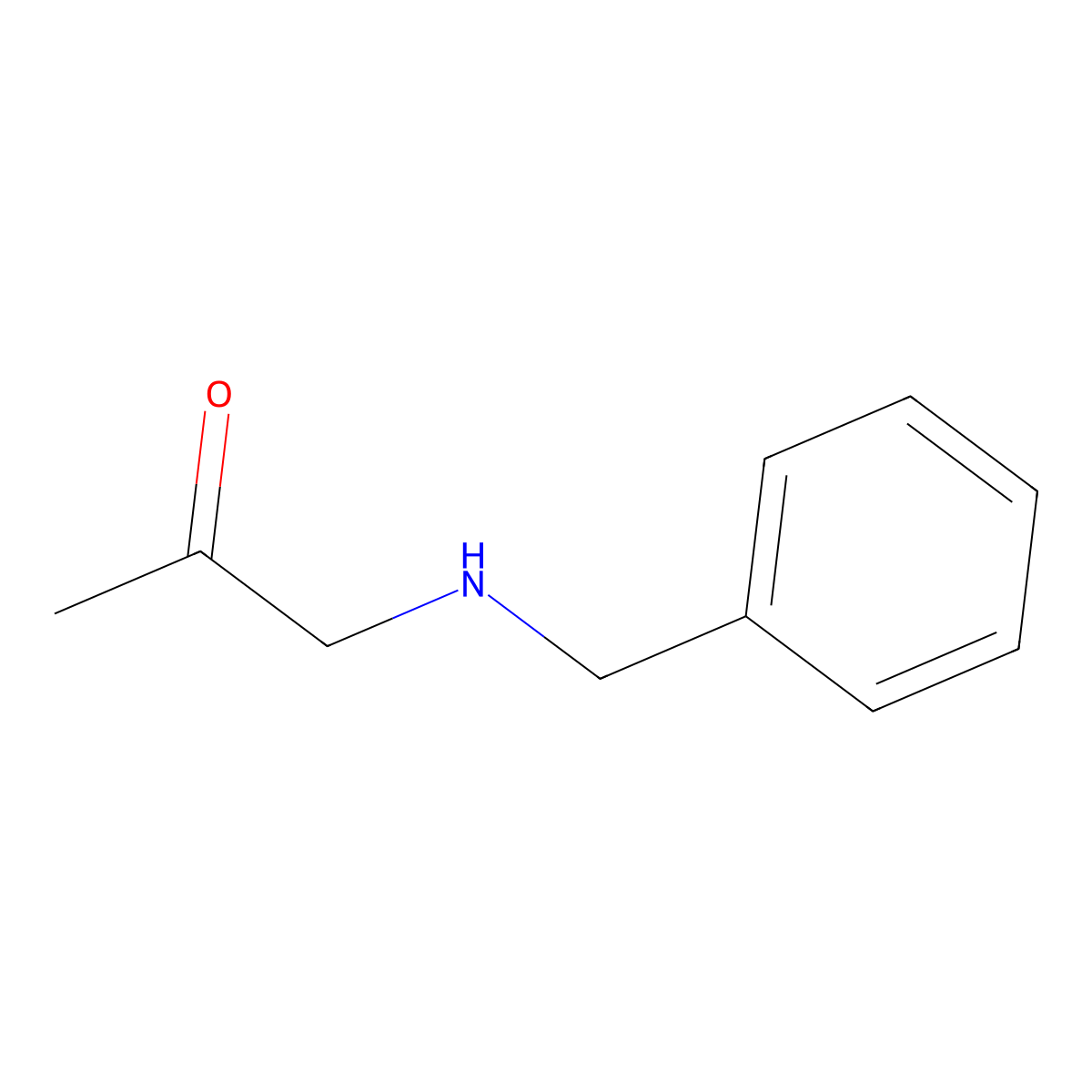 1-(Benzylamino)propan-2-one molecular structure, CAS 58265-41-1