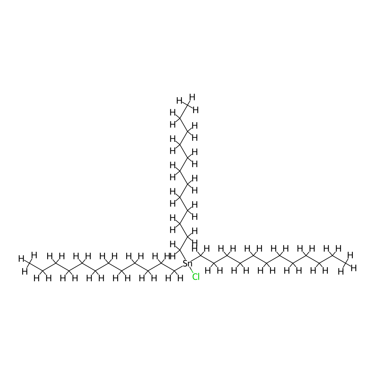 Chlorotridodecylstannane molecular structure, CAS 5827-57-6