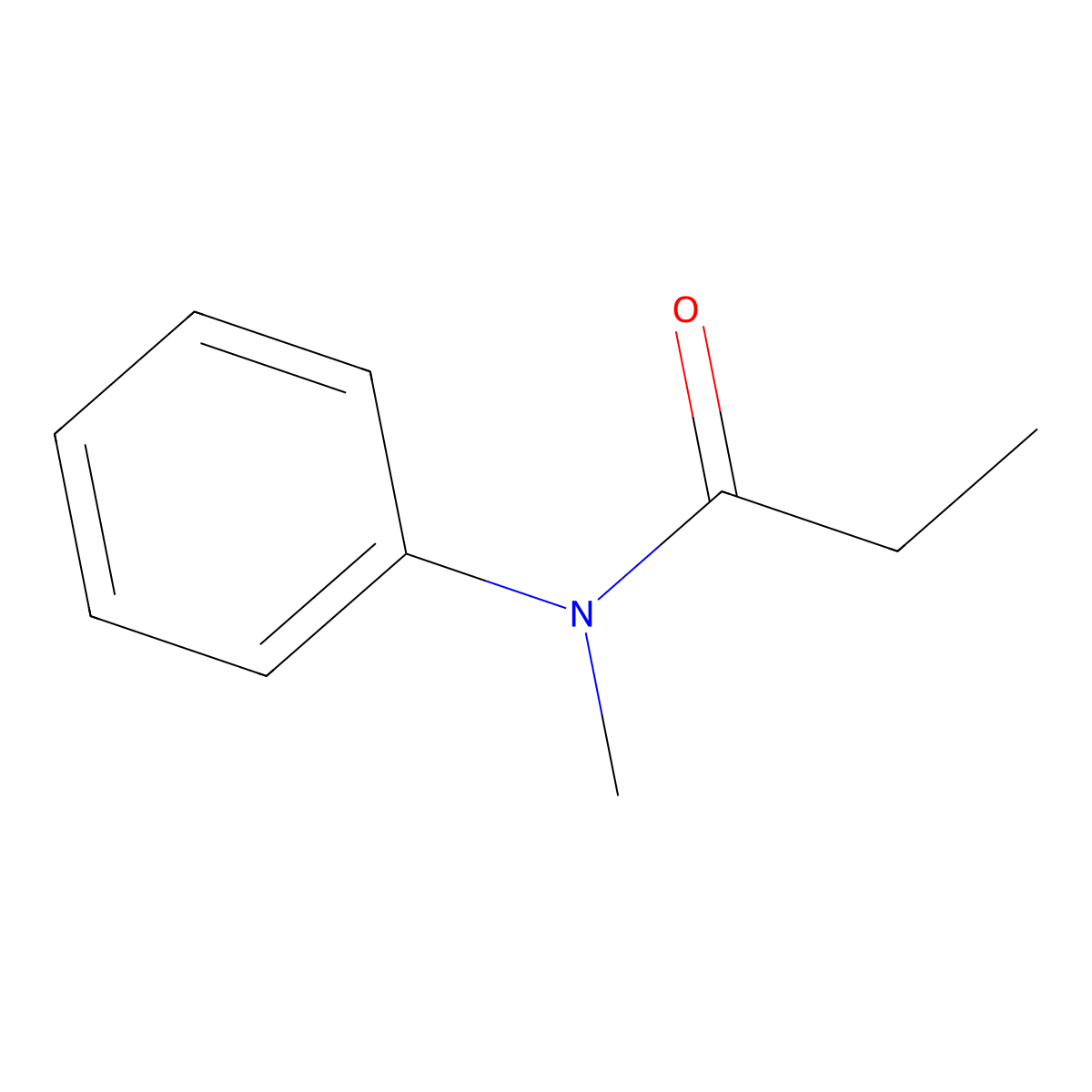 N-methyl-N-phenylpropanamide molecular structure, CAS 5827-78-1