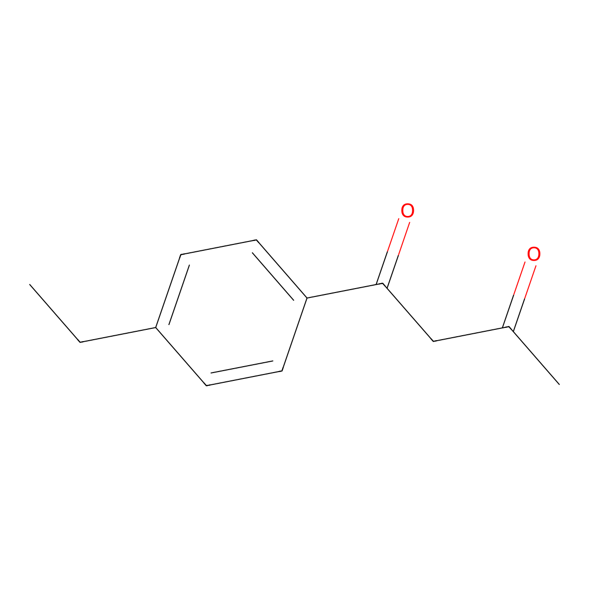 1-(4-Ethylphenyl)butane-1,3-dione molecular structure, CAS 58278-92-5