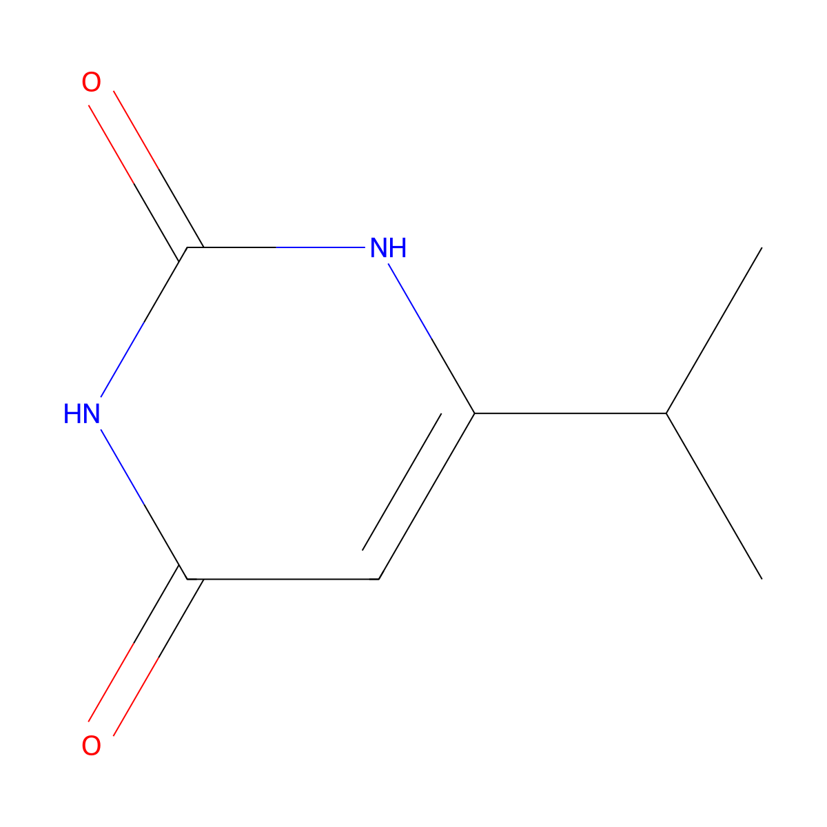 6-Isopropylpyrimidine-2,4(1H,3H)-dione molecular structure, CAS 58289-27-3