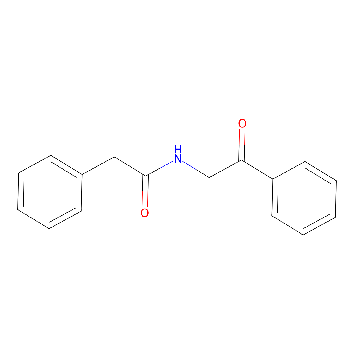 N-(2-oxo-2-phenylethyl)-2-phenylacetamide molecular structure, CAS 58294-84-1