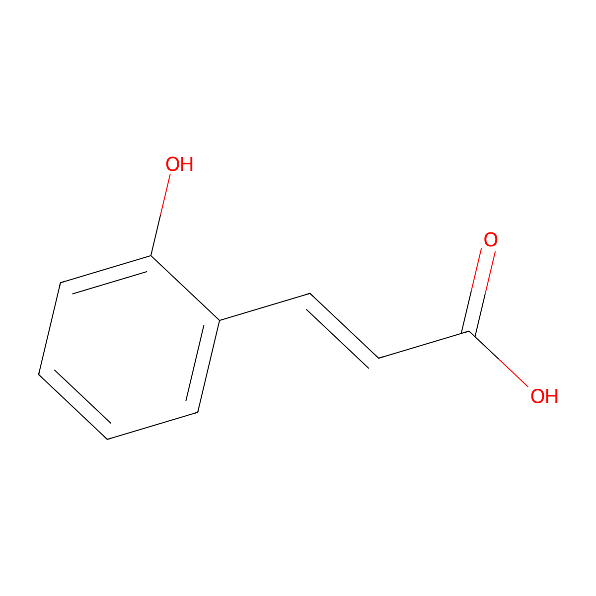 O-Coumaric Acid molecular structure, CAS 583-17-5