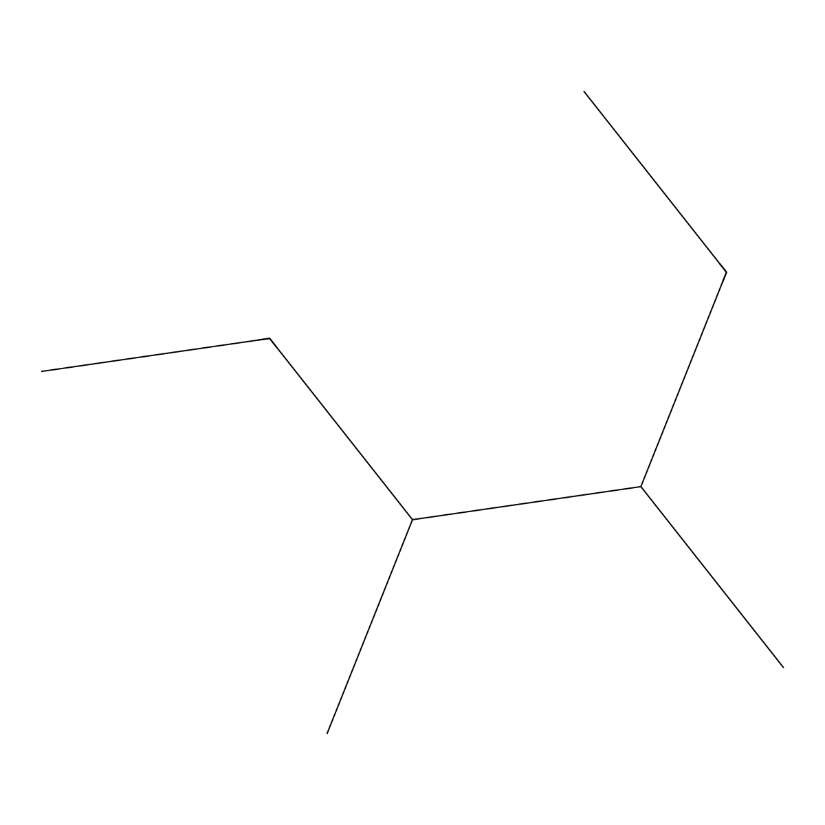 3,4-Dimethylhexane molecular structure, CAS 583-48-2