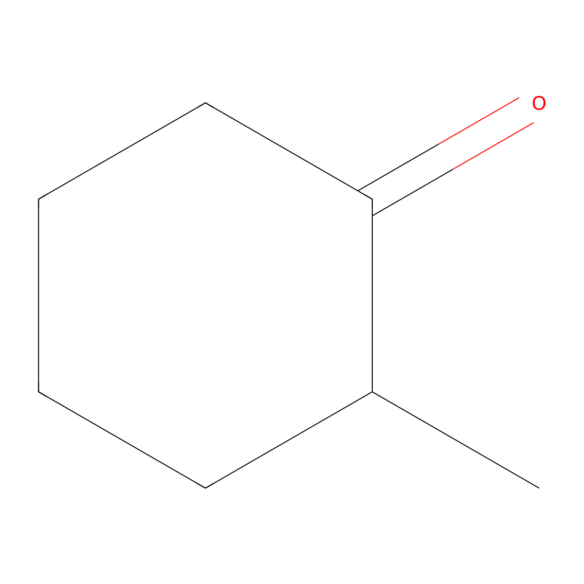 2-Methylcyclohexanone molecular structure, CAS 583-60-8