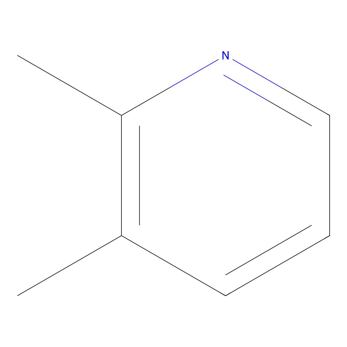 2,3-Lutidine molecular structure, CAS 583-61-9