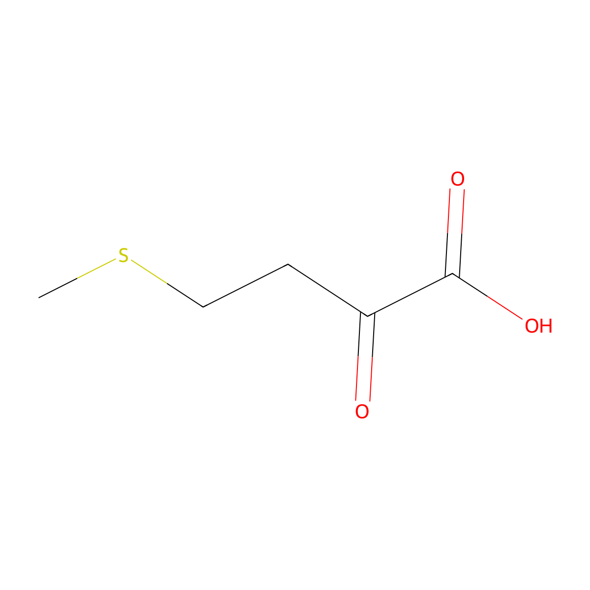 4-(Methylthio)-2-oxobutyric acid molecular structure, CAS 583-92-6