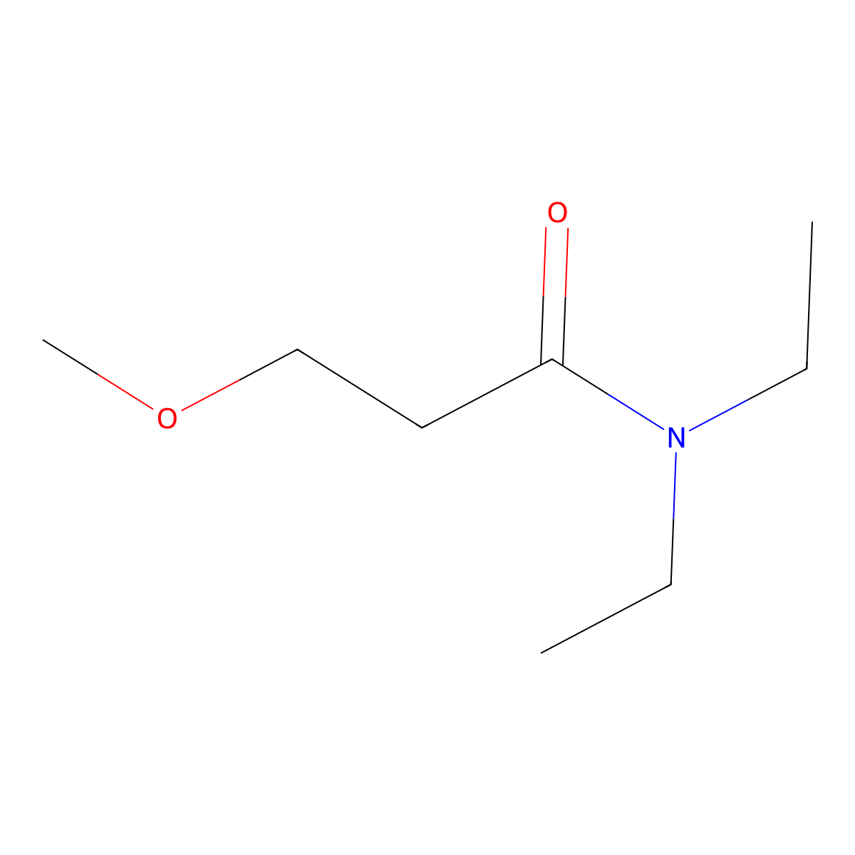 N,N-Diethyl-3-methoxy-propionamide molecular structure, CAS 5830-19-3