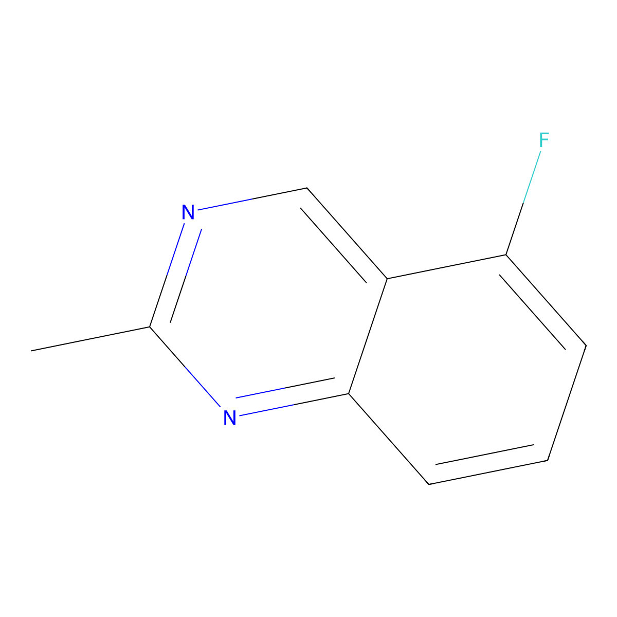 5-Fluoro-2-methylquinazoline molecular structure, CAS 583031-10-1