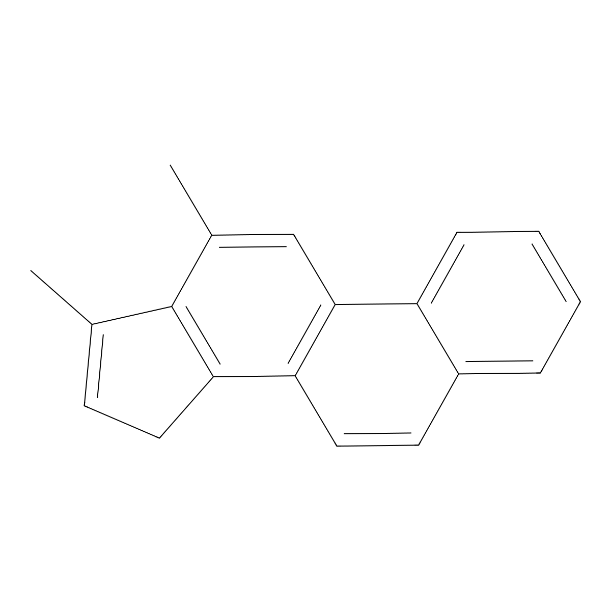 12,17-dimethyl-15H-cyclopenta[a]phenanthrene molecular structure, CAS 5831-09-4