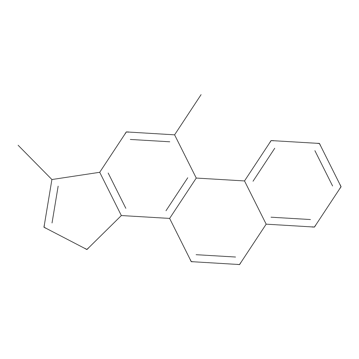 11,17-Dimethyl-15H-cyclopenta(a)phenanthrene molecular structure, CAS 5831-10-7
