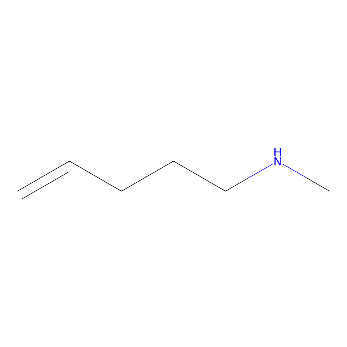 N-methylpent-4-en-1-amine molecular structure, CAS 5831-72-1