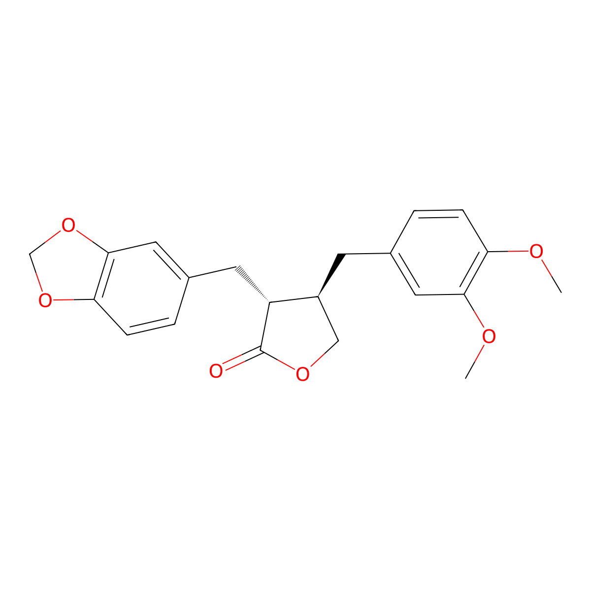 Kusunokinin molecular structure, CAS 58311-20-9