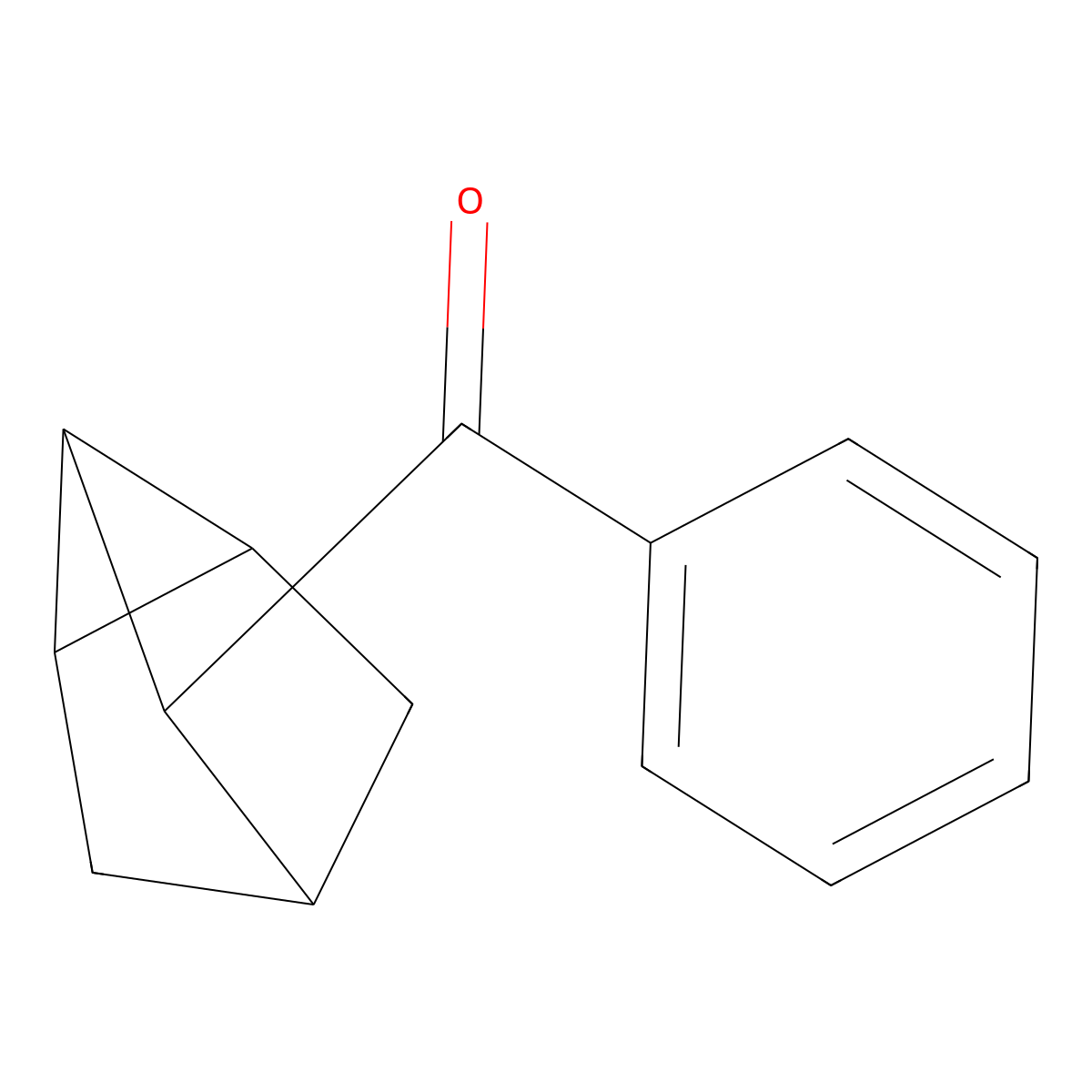 Tricyclo(2.2.1.02,6)hept-3-yl phenyl ketone molecular structure, CAS 58313-69-2