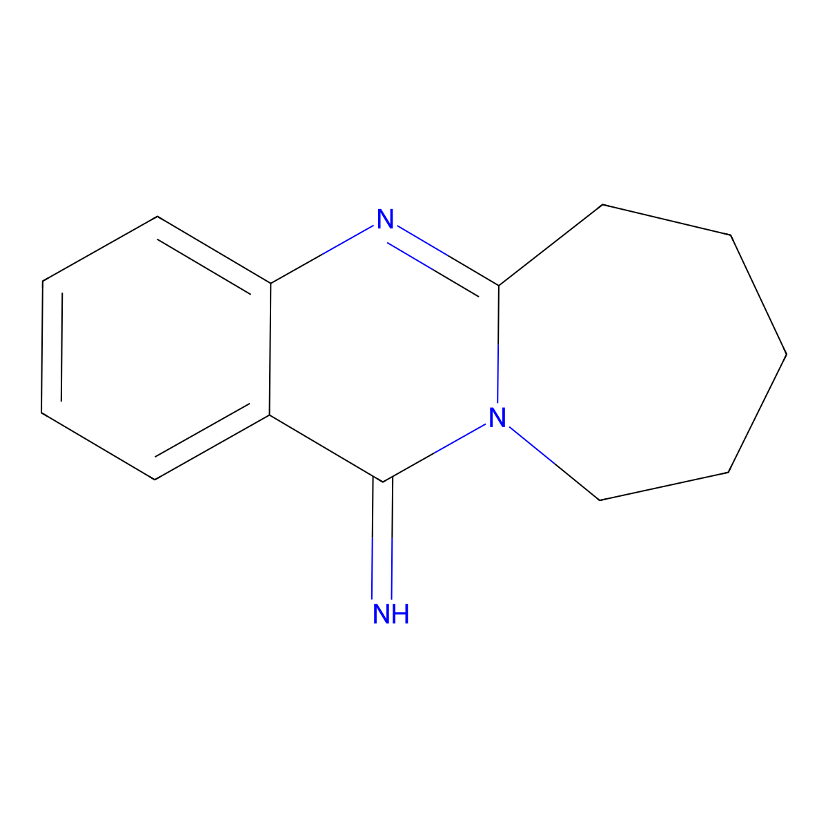 7,8,9,10-Tetrahydro-6H-azepino[2,1-b]quinazolin-12-ylideneamine molecular structure, CAS 58314-93-5