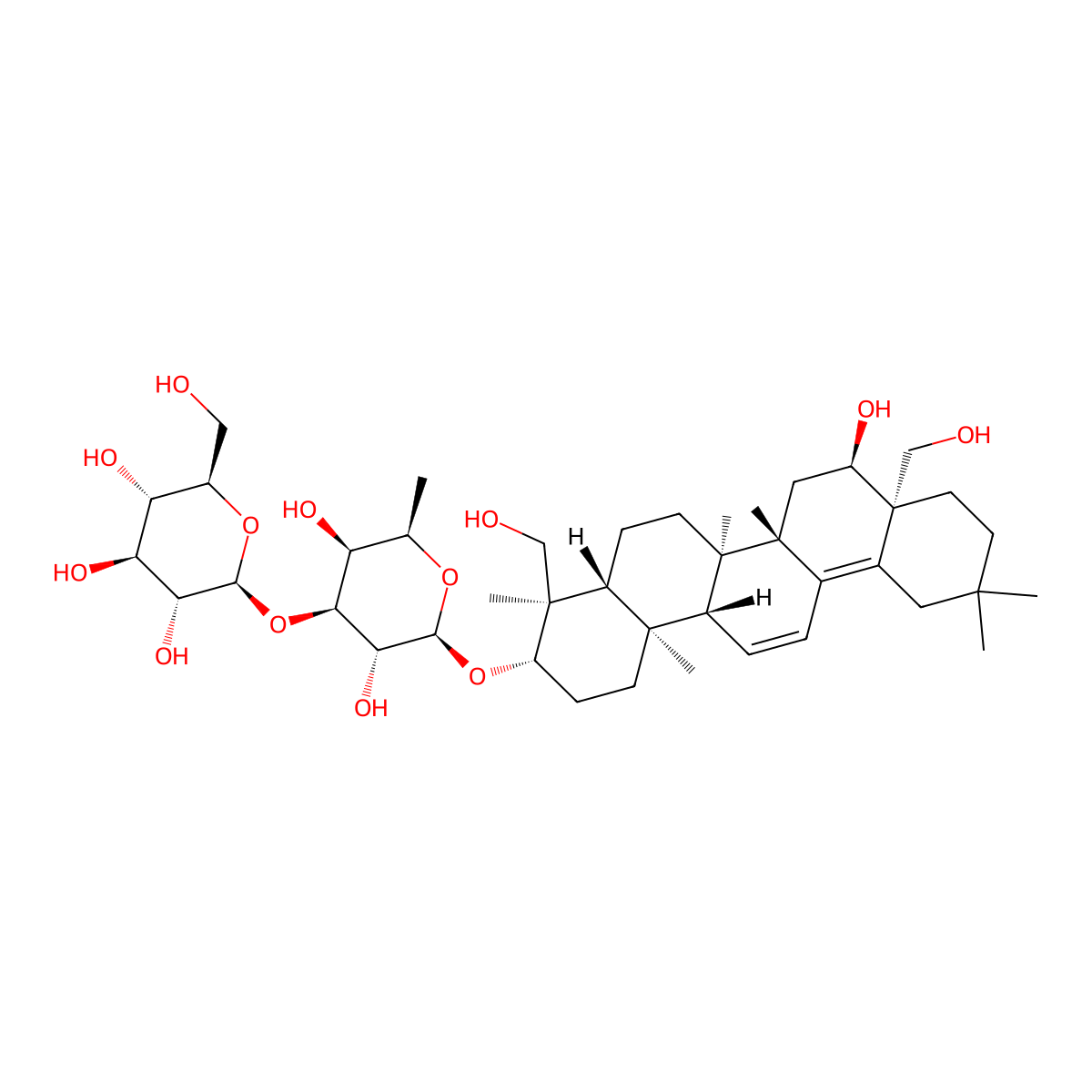 Saikosaponin B2 molecular structure, CAS 58316-41-9