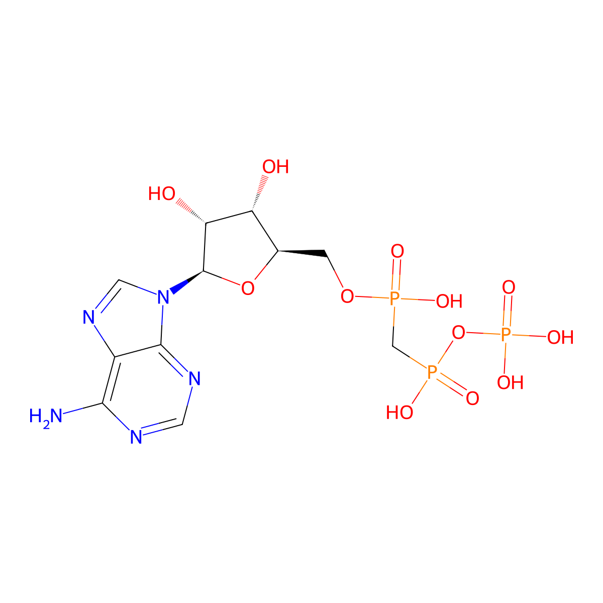 alpha,beta-Methylene-ATP molecular structure, CAS 58337-46-5