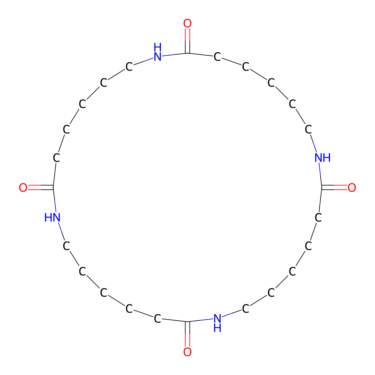 1,8,15,22-Tetraazacyclooctacosane-2,9,16,23-tetrone molecular structure, CAS 5834-63-9