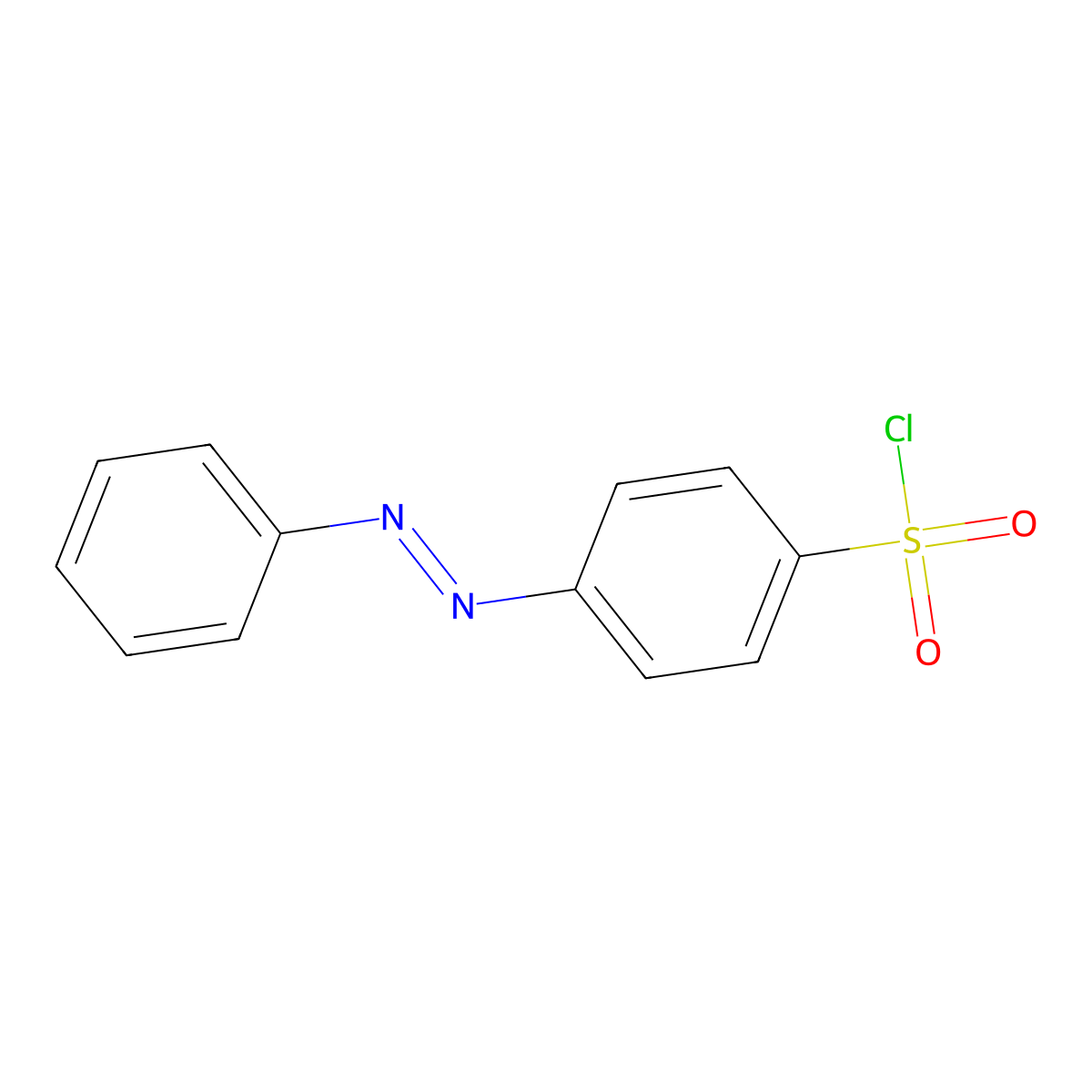 Azobenzene-4-sulfonyl Chloride molecular structure, CAS 58359-53-8