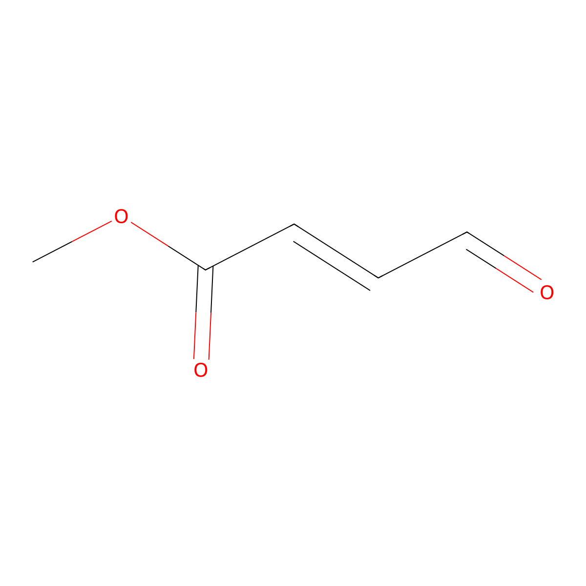 Methyl 4-oxo-2-butenoate molecular structure, CAS 5837-72-9
