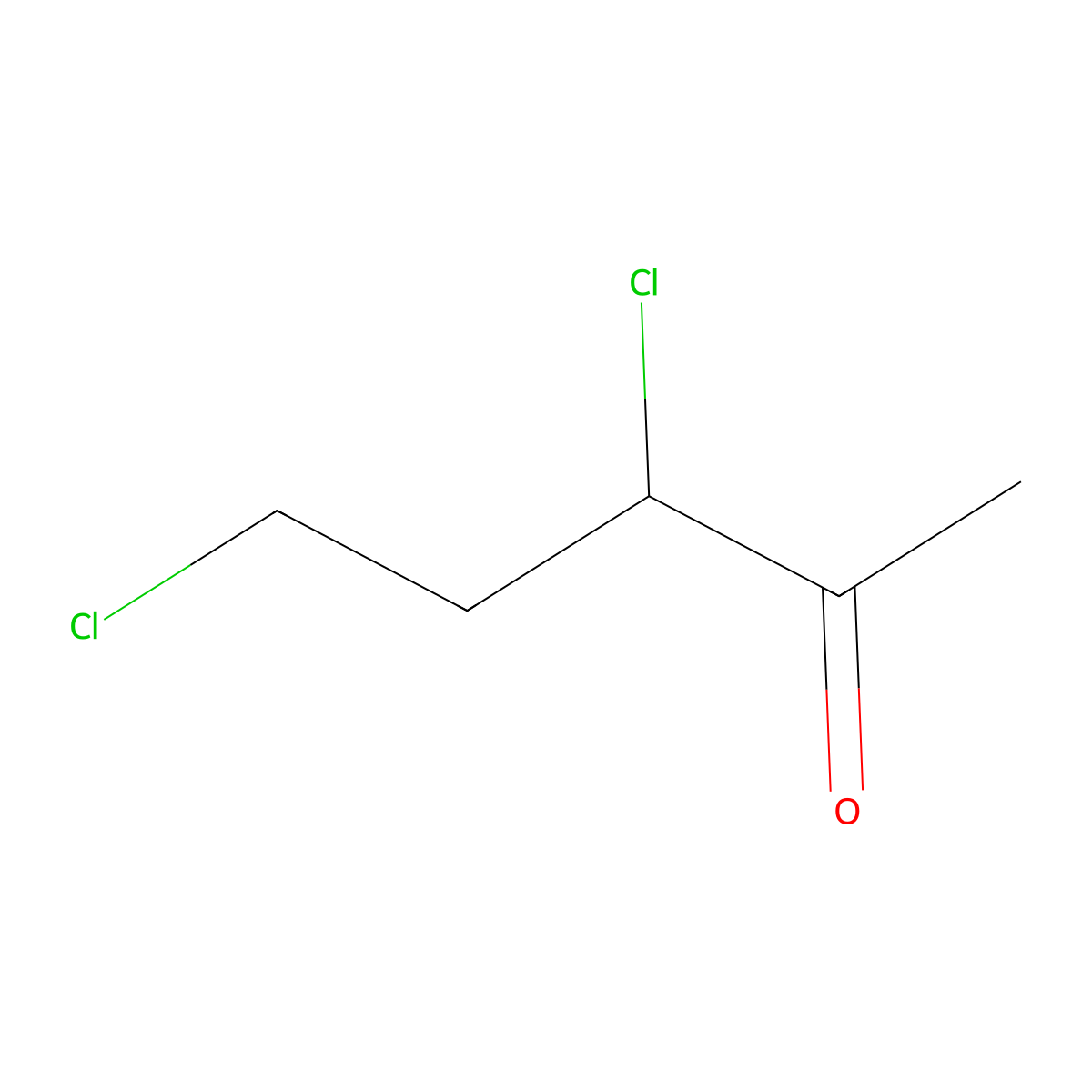 3,5-Dichloropentan-2-one molecular structure, CAS 58371-98-5