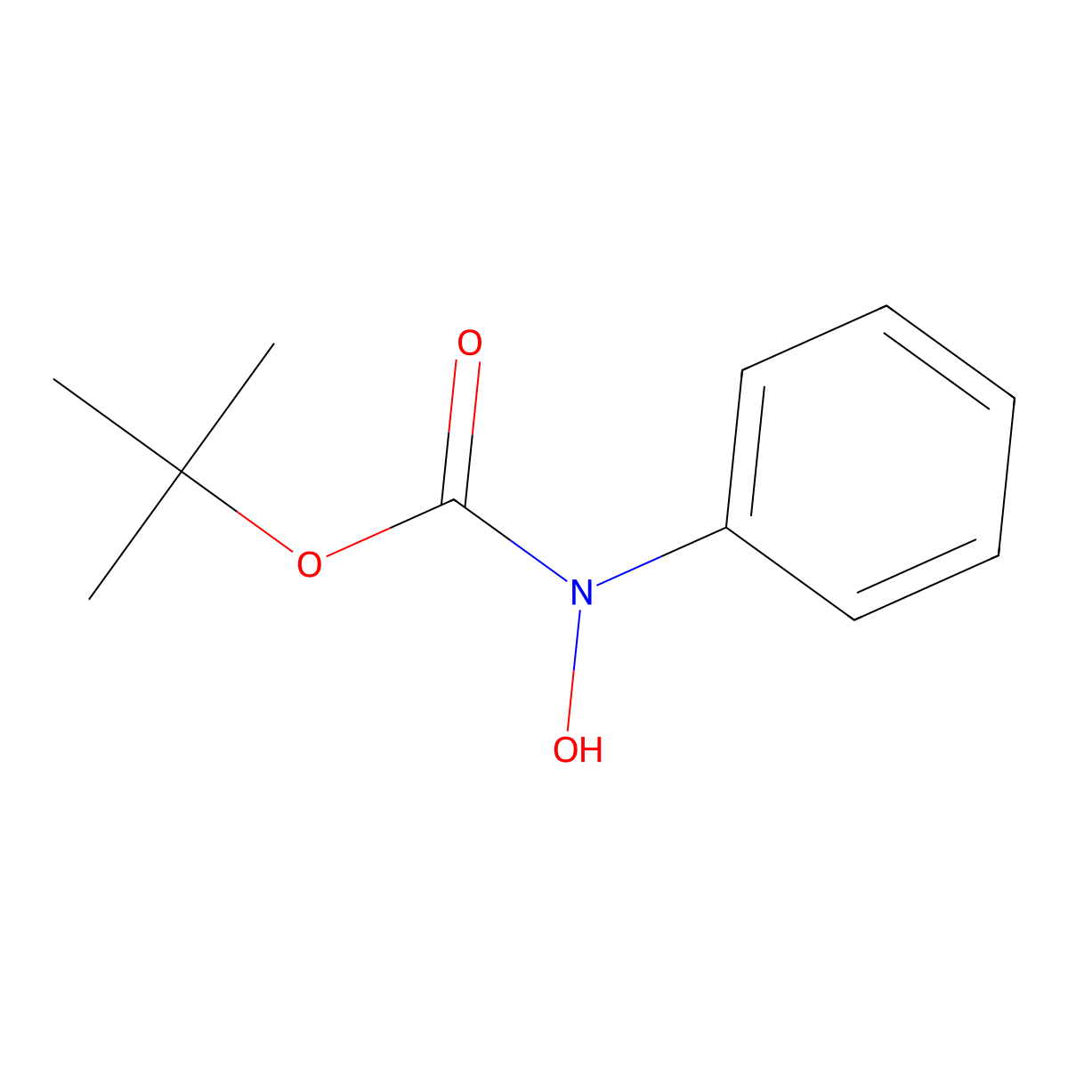 N-Boc-N-phenylhydroxylamine molecular structure, CAS 58377-40-5