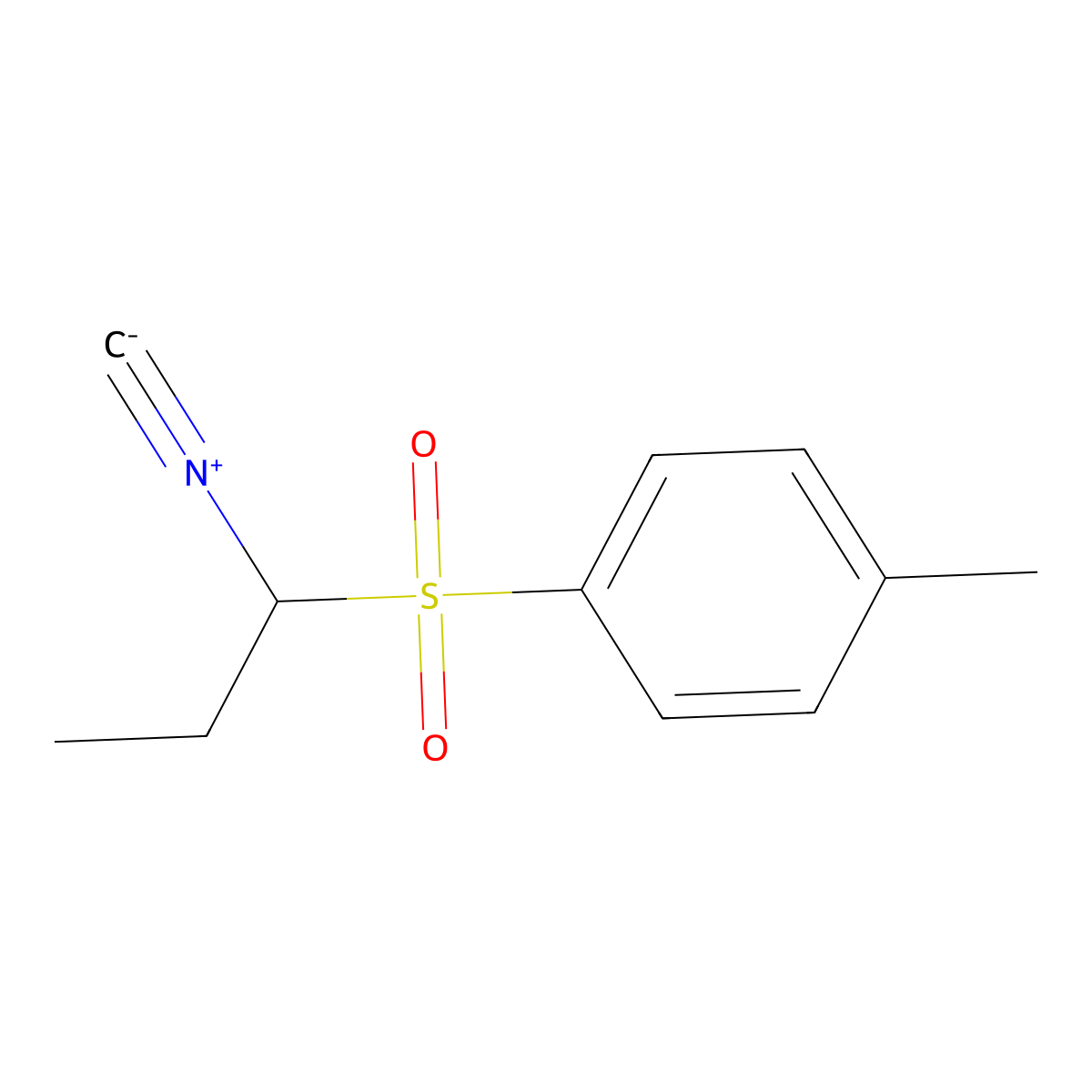 1-Ethyl-1-tosylmethyl isocyanide molecular structure, CAS 58379-81-0