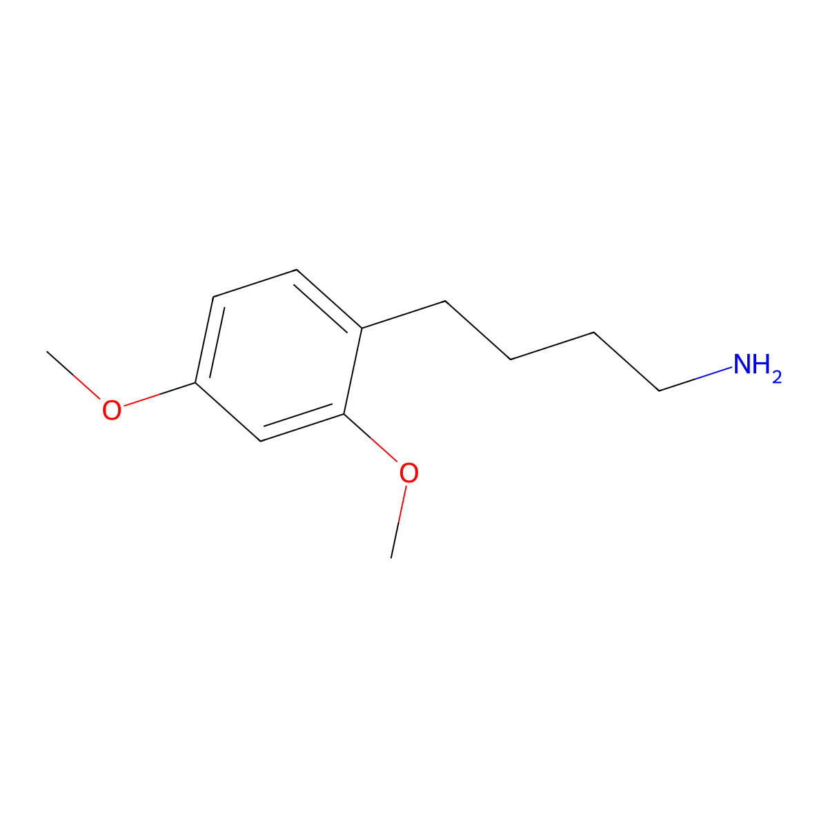 4-(2,4-Dimethoxyphenyl)butan-1-amine molecular structure, CAS 583825-37-0