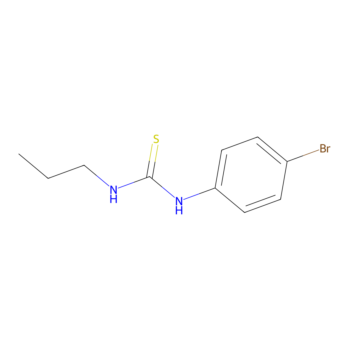 1-(4-Bromophenyl)-3-propylthiourea molecular structure, CAS 583857-62-9