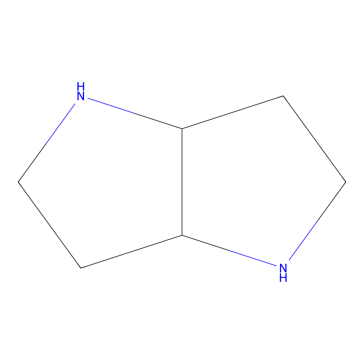 Octahydropyrrolo[3,2-b]pyrrole molecular structure, CAS 5839-99-6