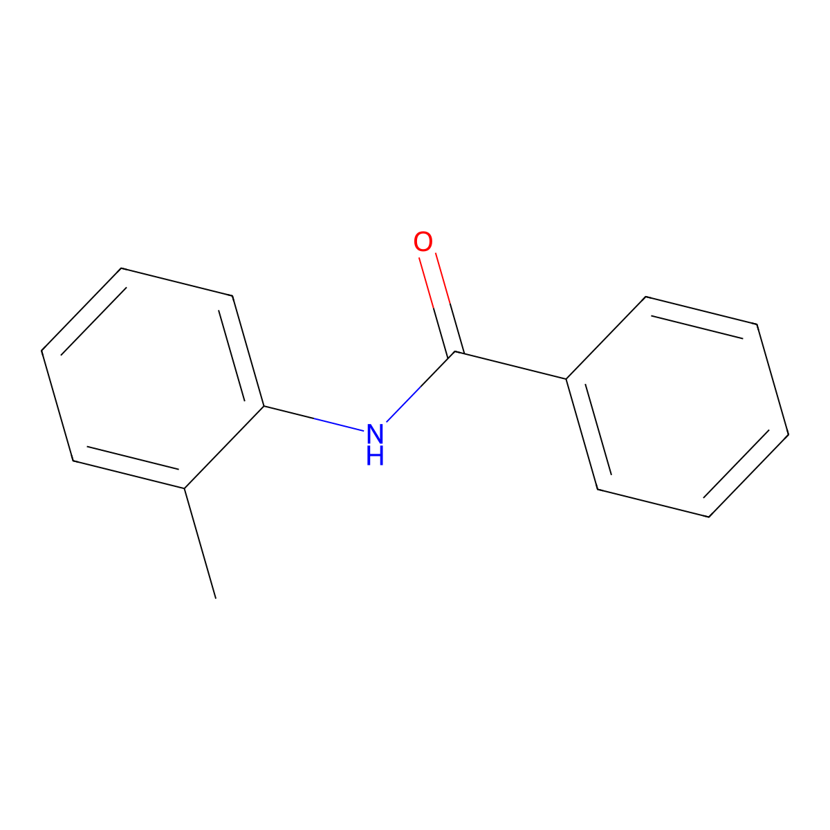 2'-Methylbenzanilide molecular structure, CAS 584-70-3
