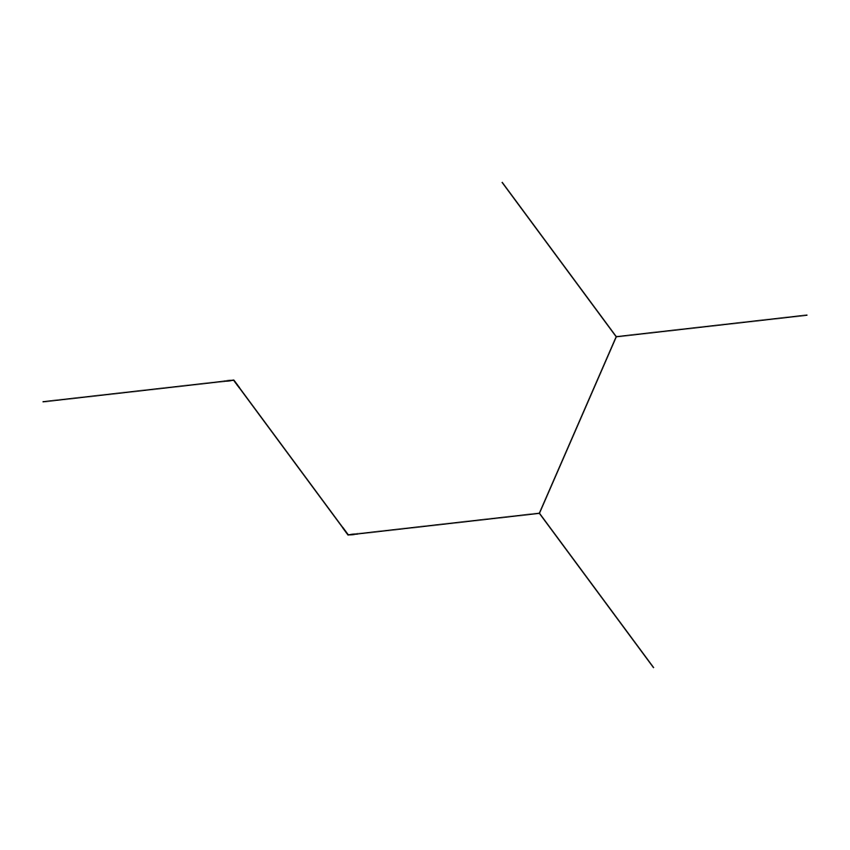 2,3-Dimethylhexane molecular structure, CAS 584-94-1