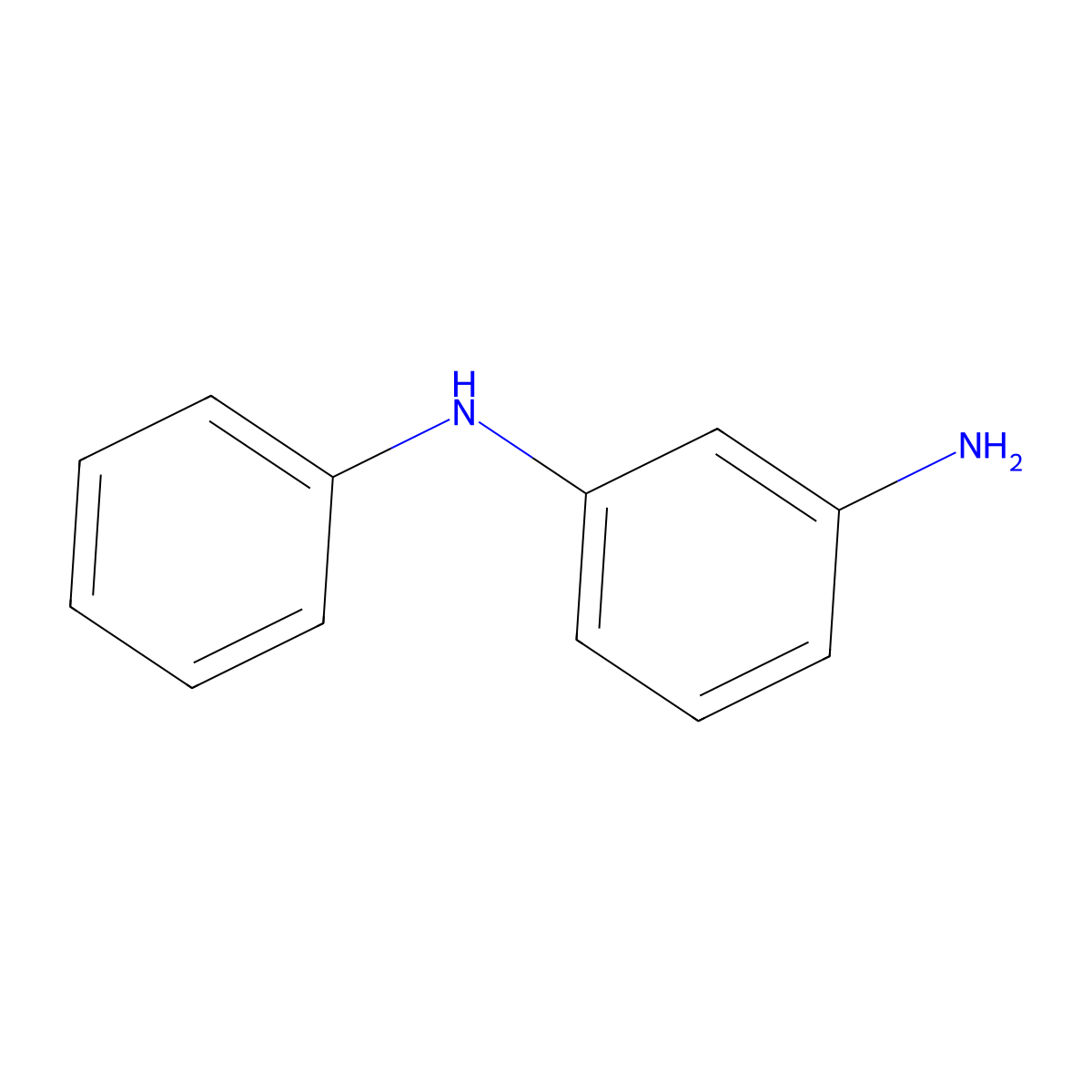 N1-Phenyl-1,3-benzenediamine molecular structure, CAS 5840-03-9