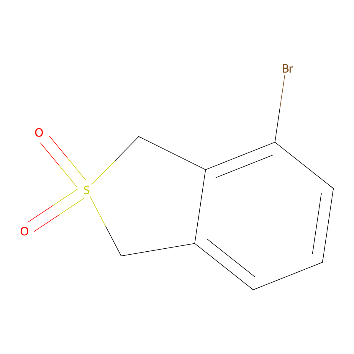 4-Bromo-1,3-dihydro-benzo[C]thiophene 2,2-dioxide molecular structure, CAS 58401-27-7