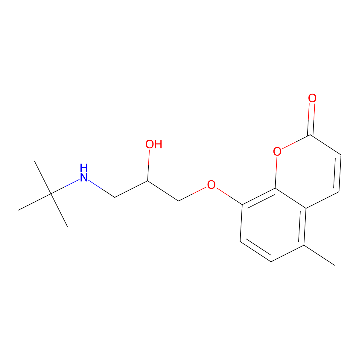 Bucumolol molecular structure, CAS 58409-59-9