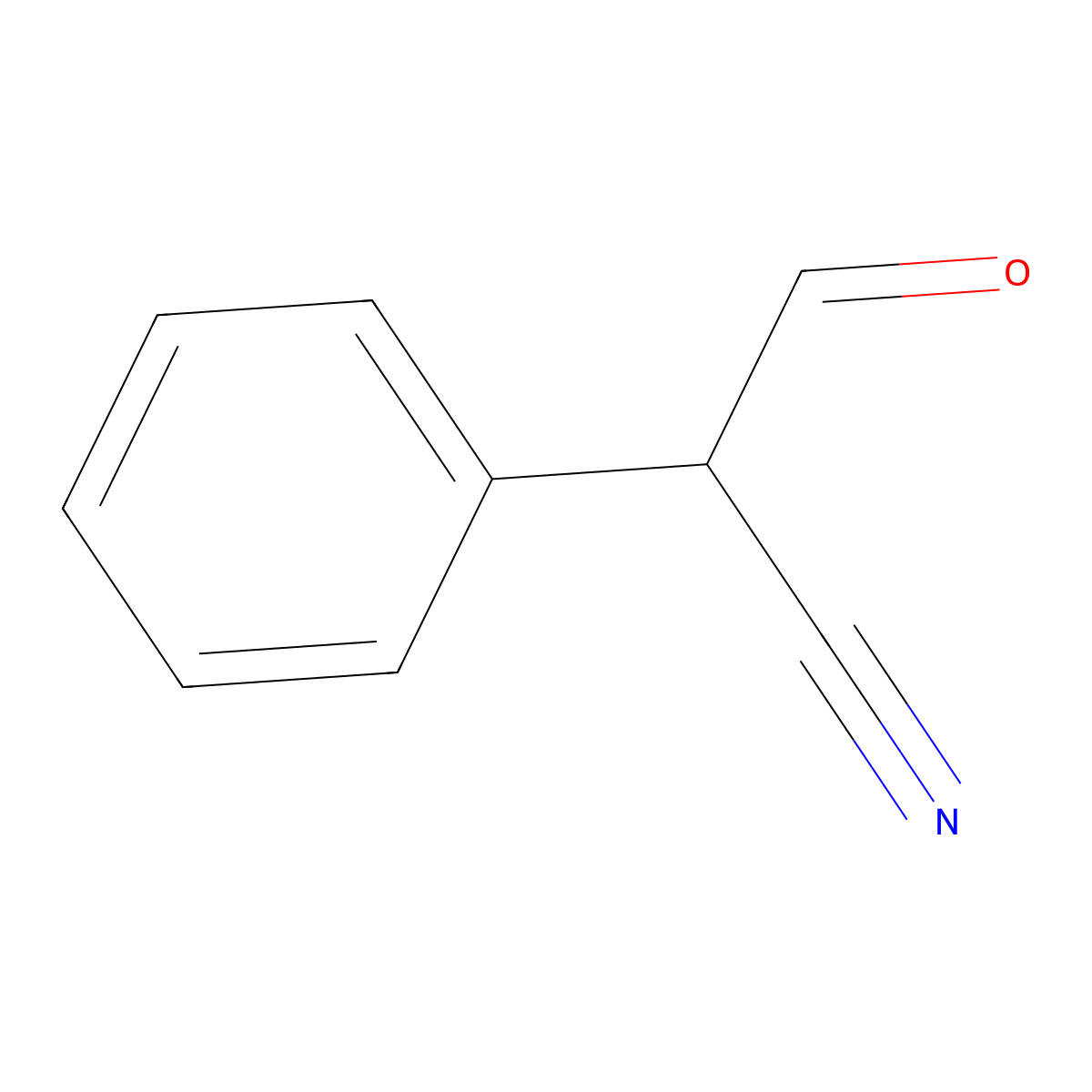 2-Formyl-2-phenylacetonitrile molecular structure, CAS 5841-70-3