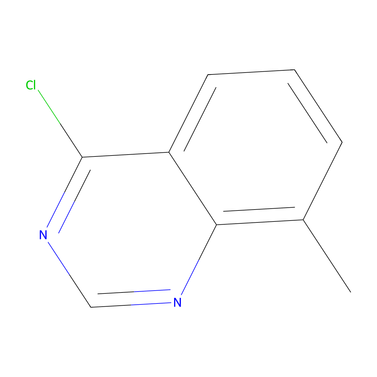 4-Chloro-8-methylquinazoline molecular structure, CAS 58421-80-0