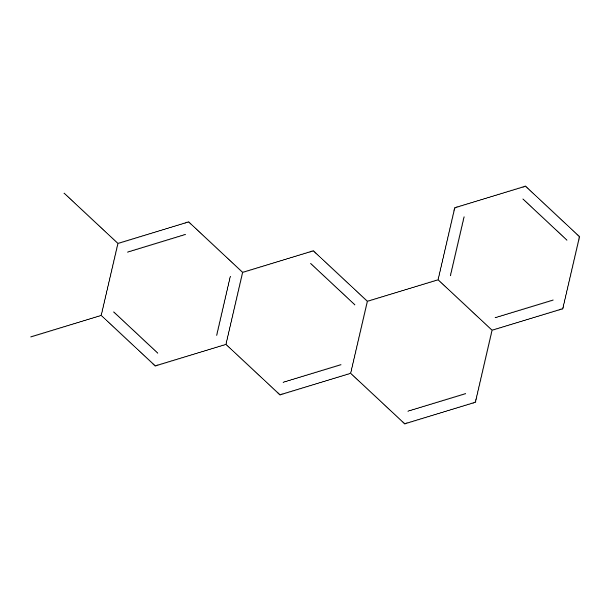Benz(a)anthracene, 9,10-dimethyl- molecular structure, CAS 58429-99-5