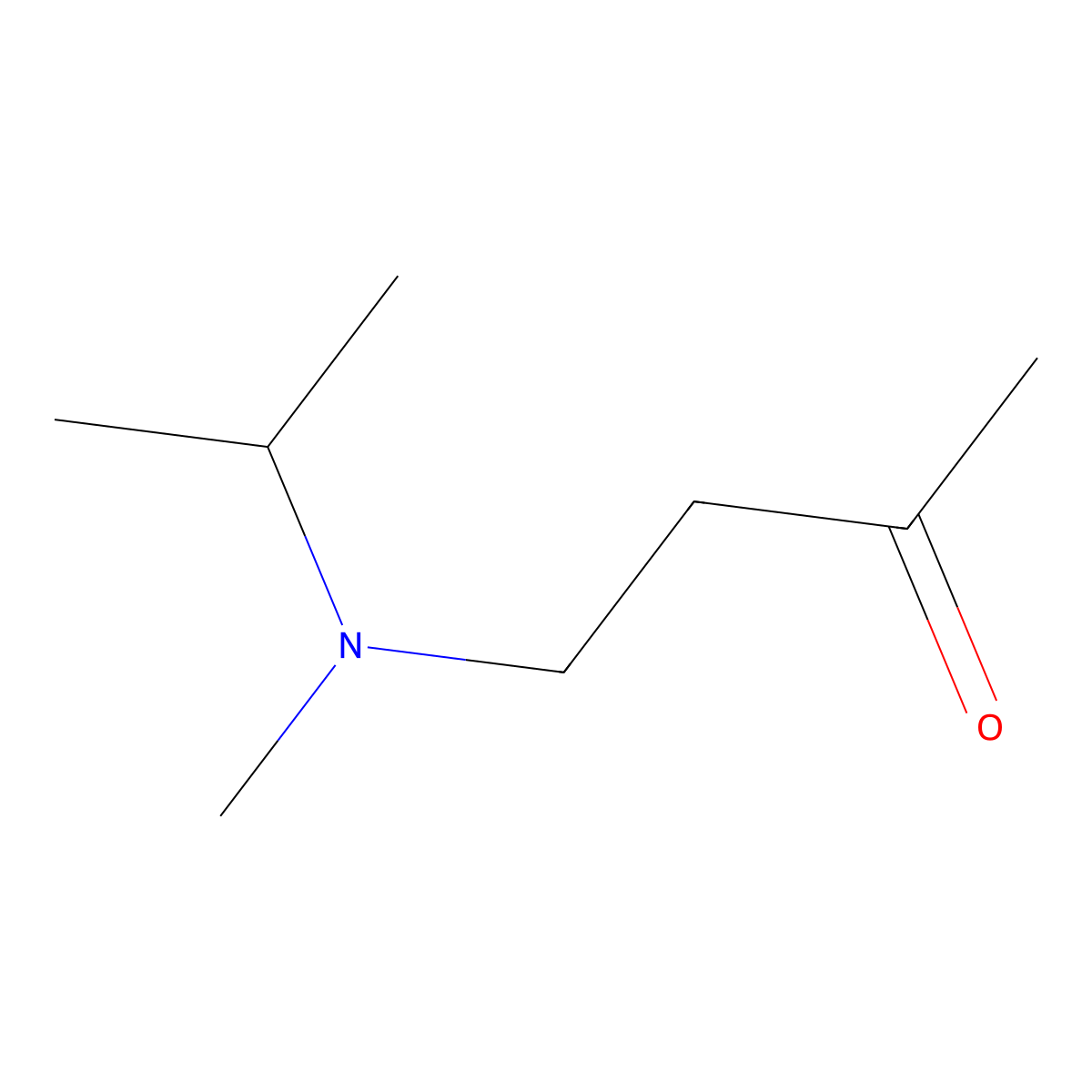 4-(Methyl(propan-2-yl)amino)butan-2-one molecular structure, CAS 5843-24-3