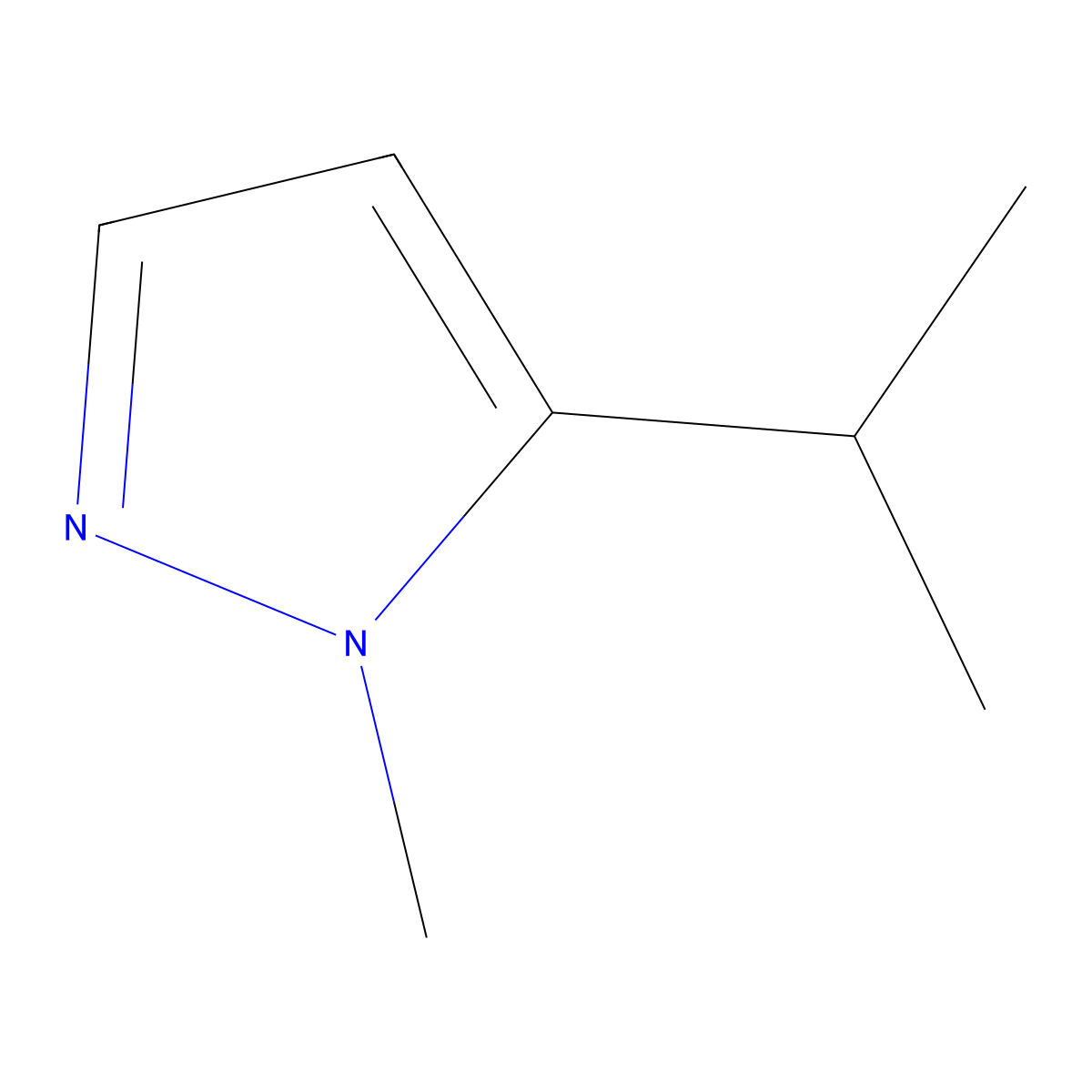5-Isopropyl-1-methyl-1h-pyrazole molecular structure, CAS 58442-49-2