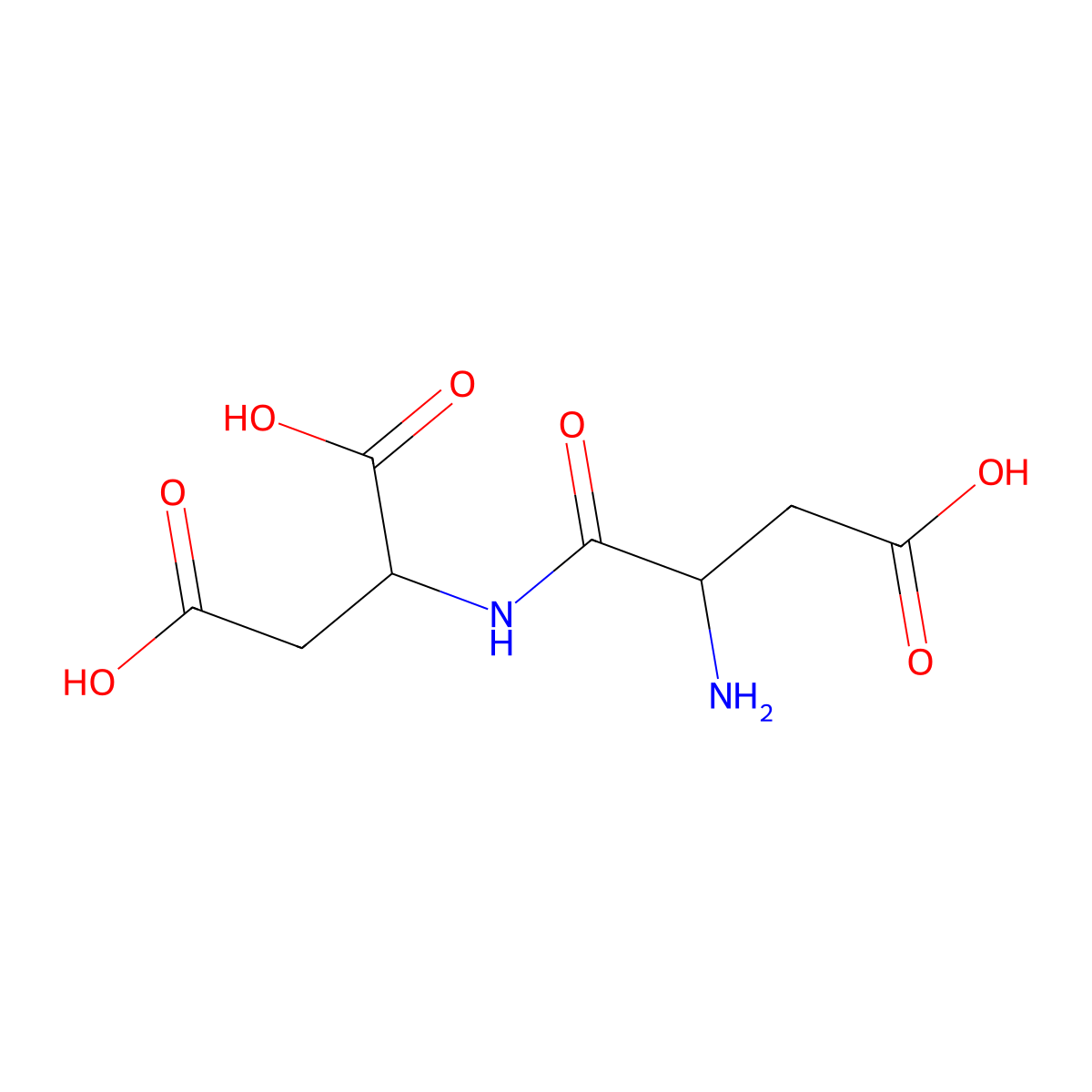 Aspartyl-aspartic acid molecular structure, CAS 58471-53-7