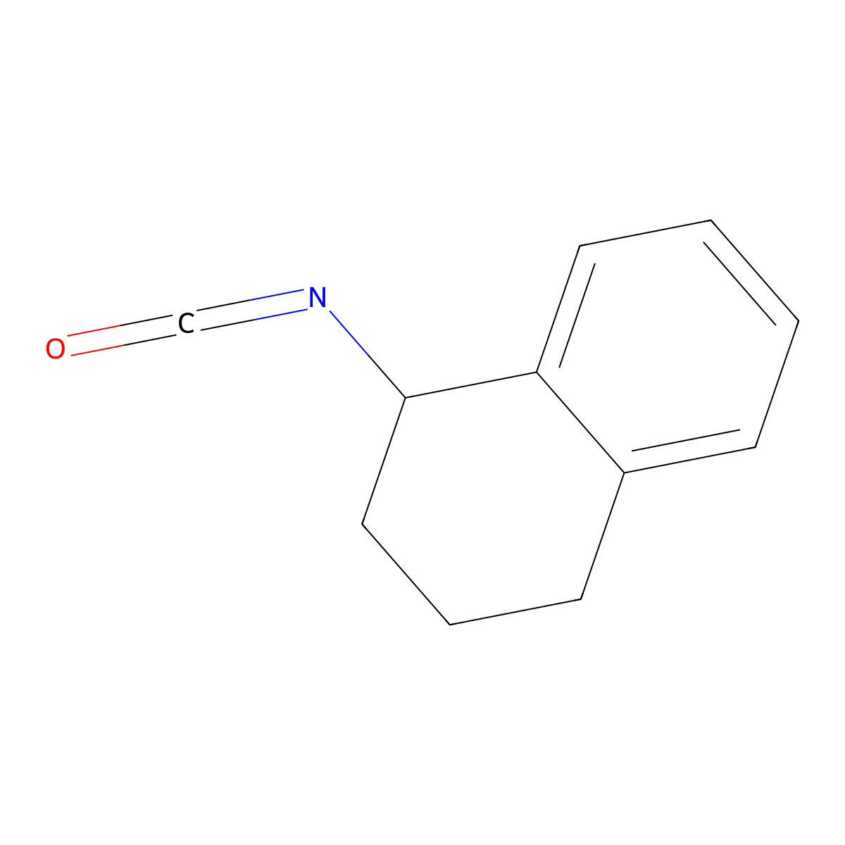 1-Isocyanato-1,2,3,4-tetrahydronaphthalene molecular structure, CAS 58490-95-2
