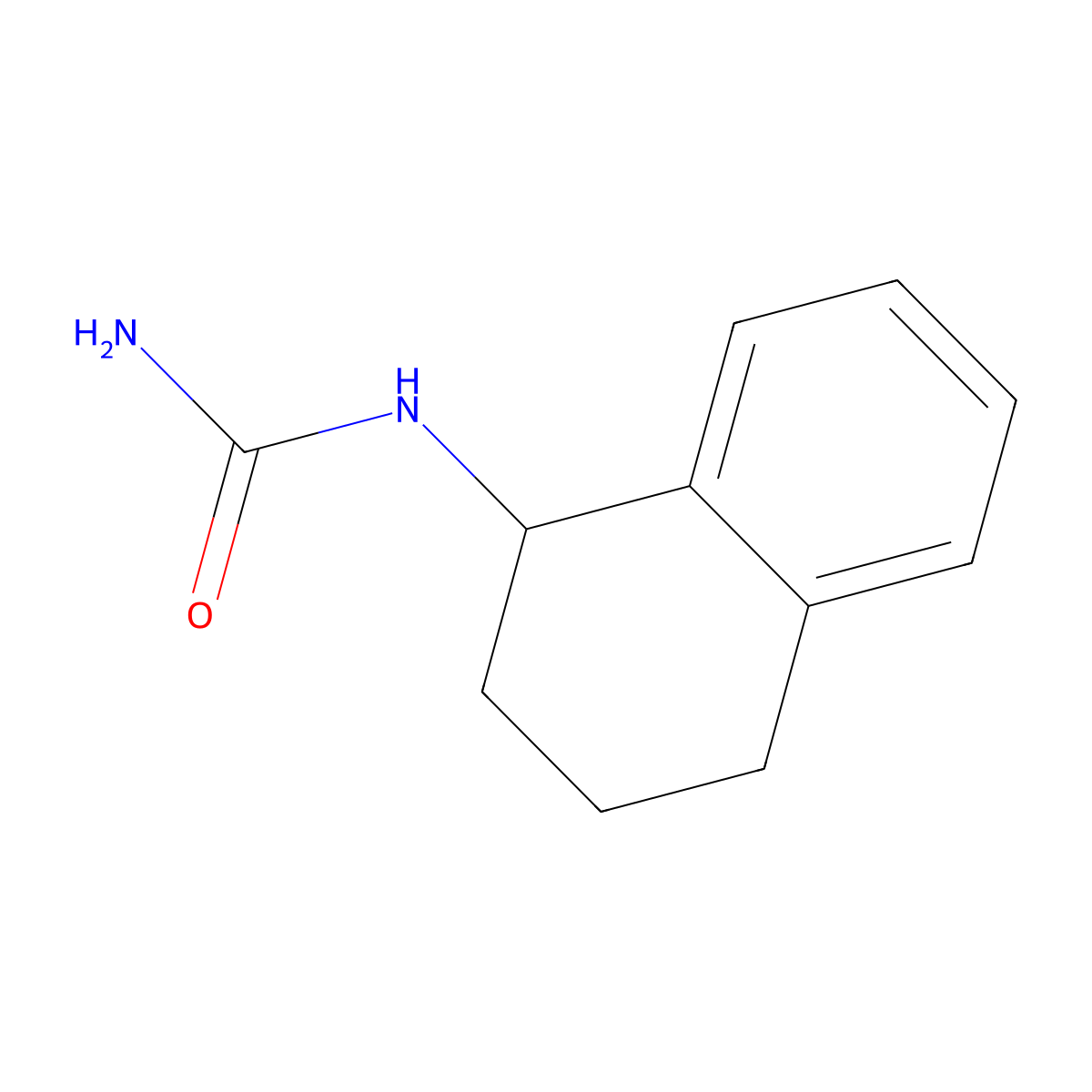 (1,2,3,4-Tetrahydronaphthalen-1-yl)urea molecular structure, CAS 58490-97-4