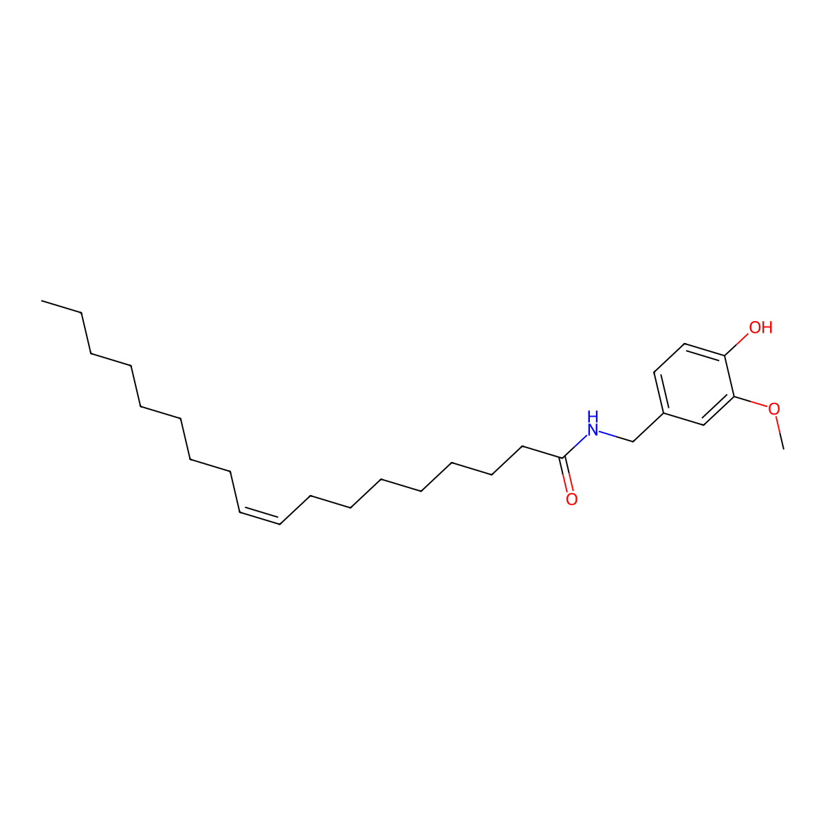 Olvanil molecular structure, CAS 58493-49-5