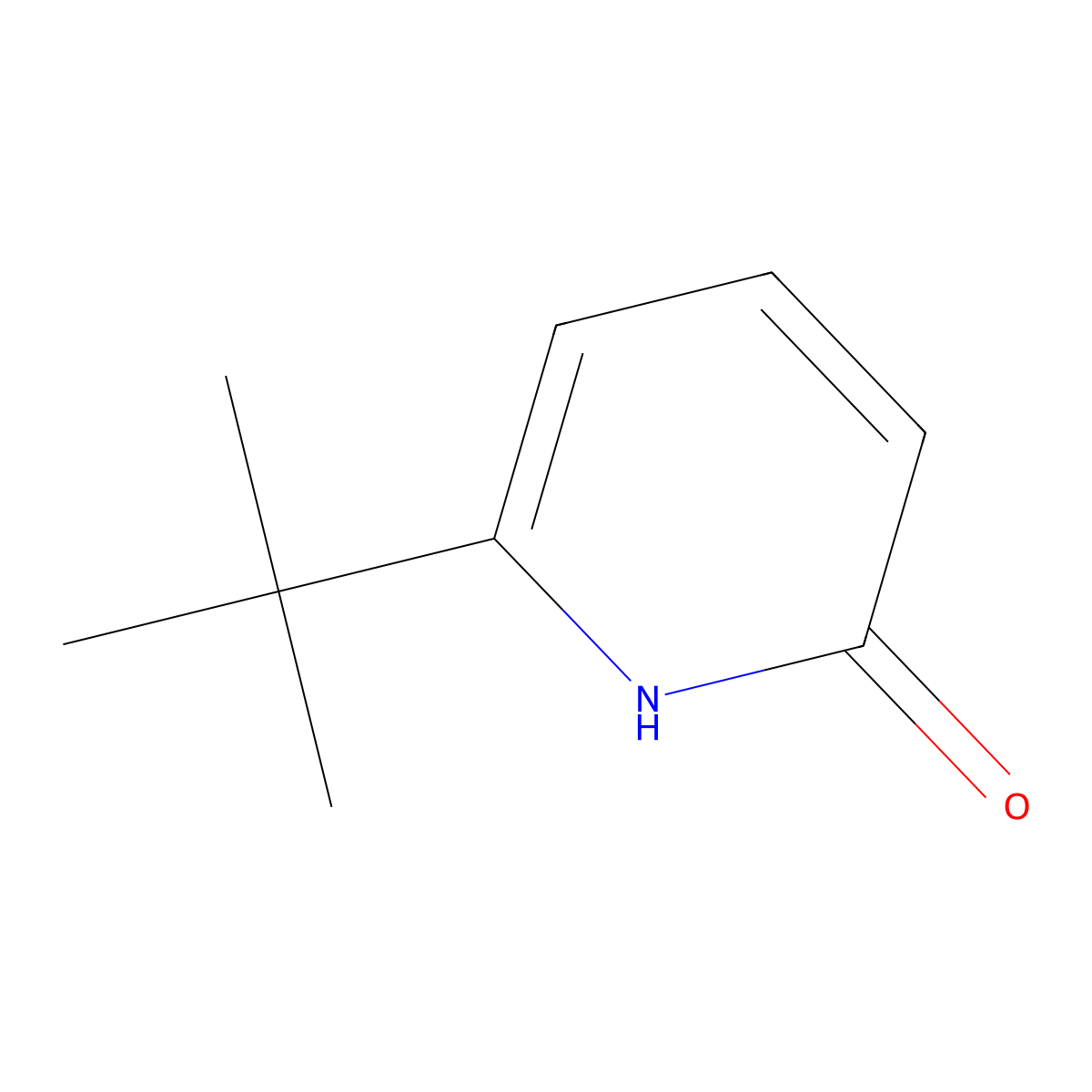 6-(tert-Butyl)pyridin-2(1H)-one molecular structure, CAS 58498-57-0