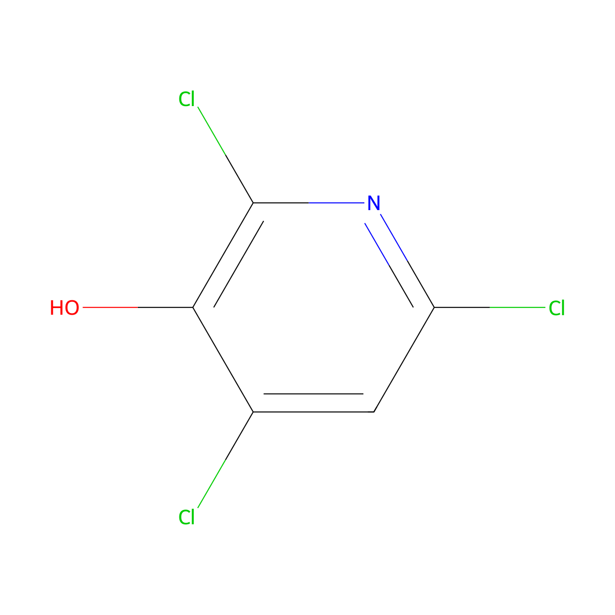 2,4,6-Trichloropyridin-3-ol molecular structure, CAS 58498-59-2
