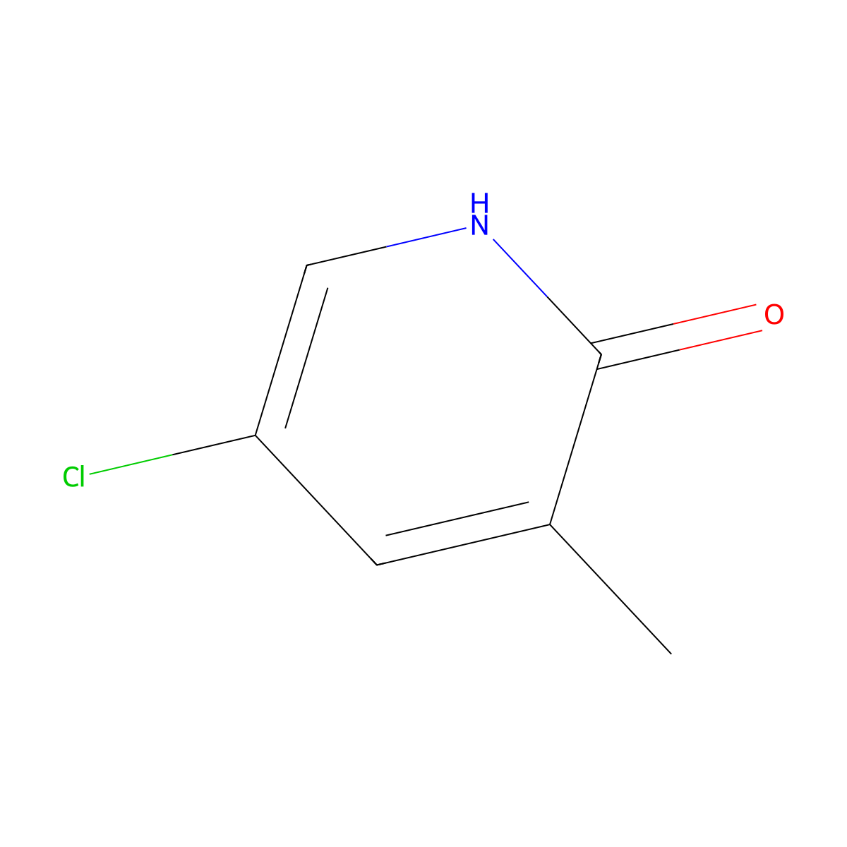 5-Chloro-3-methylpyridin-2-ol molecular structure, CAS 58498-61-6