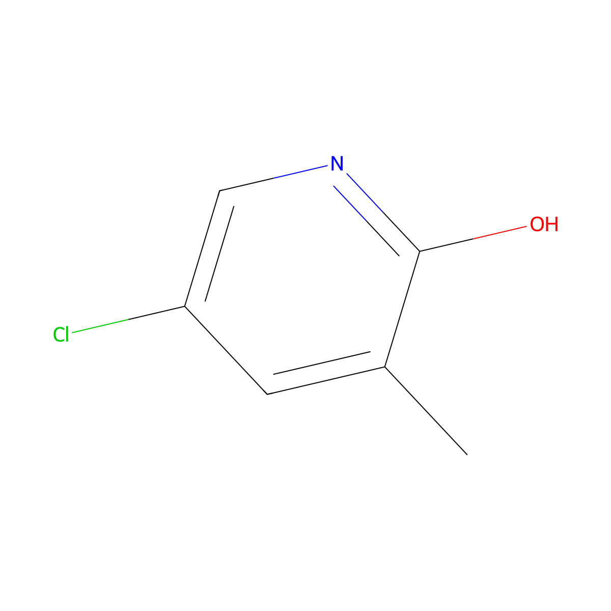5-Chloro-3-methylpyridin-2-ol molecular structure, CAS 58498-61-6